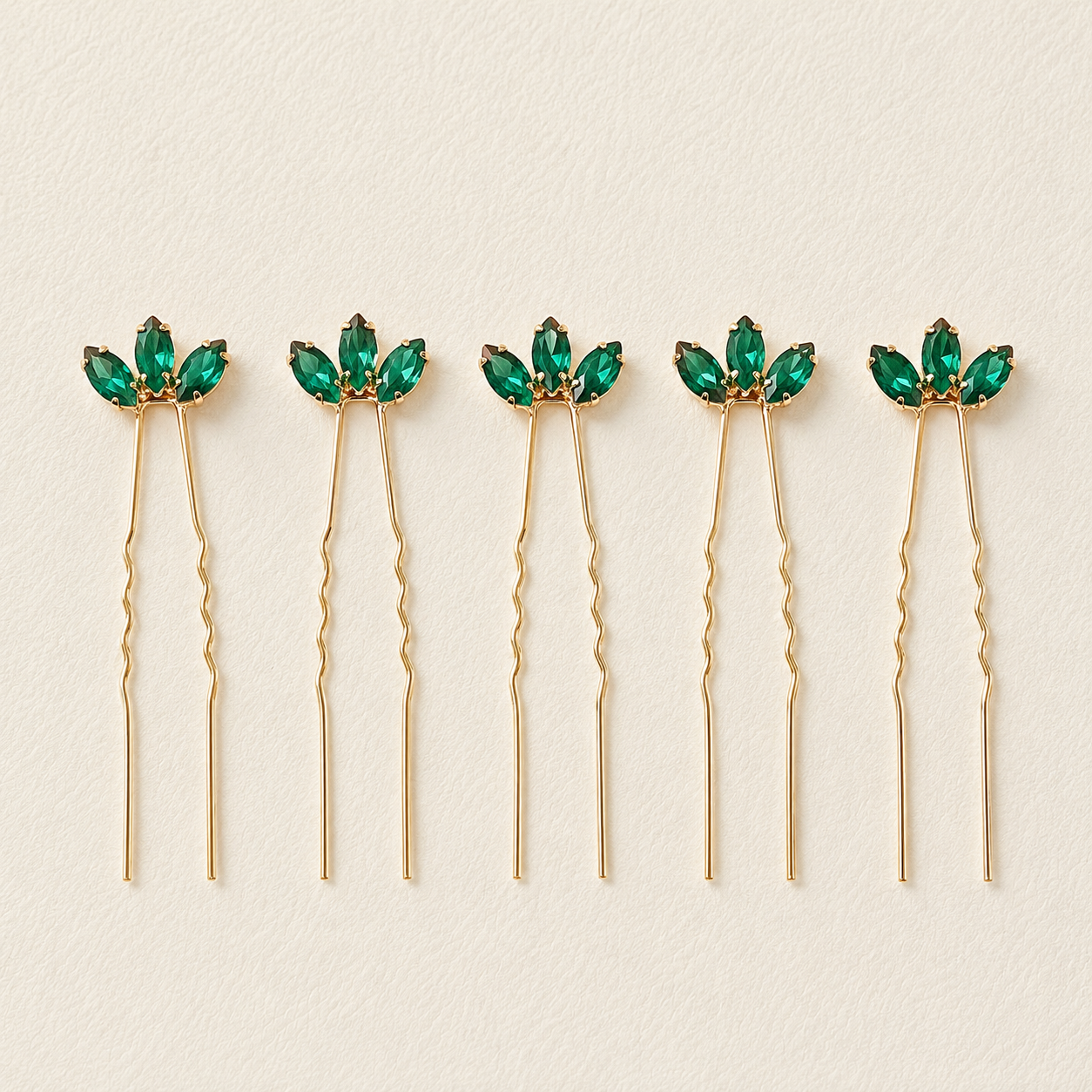 Épingles à cheveux argentées Krista (lot de 5)