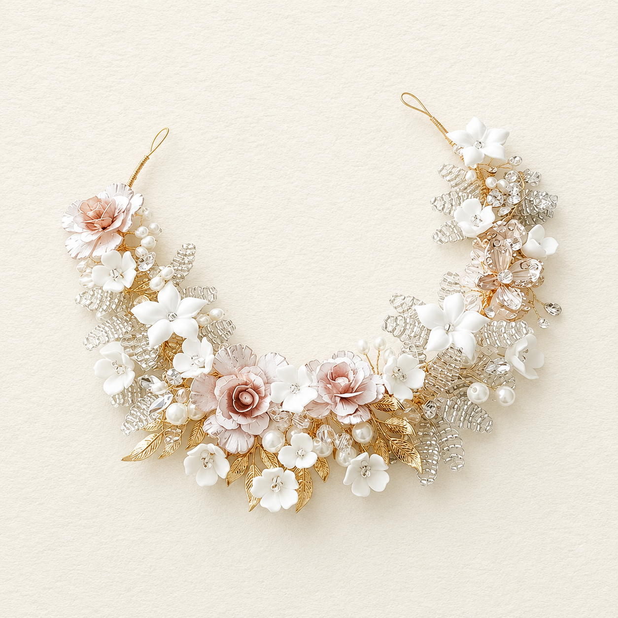 Bandeau/couronne de mariée Kim