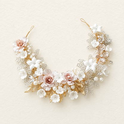 Bandeau/couronne de mariée Kim