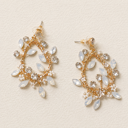 Boucle d'oreille Poppy Boho Opal Vine