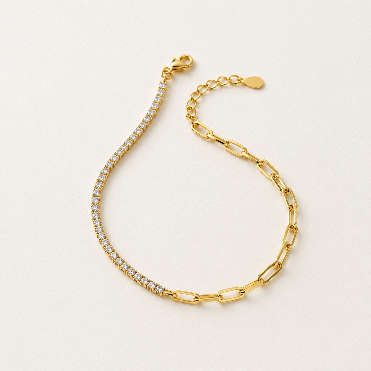 Bracelet Heather en diamant et chaîne