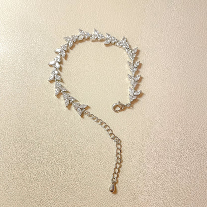 Bracelet Daisy en argent et zircone cubique