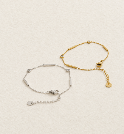 Zircon Bar Bracelet