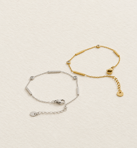 Zircon Bar Bracelet