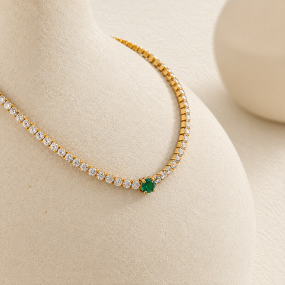 Emerald Tennis Bracelet