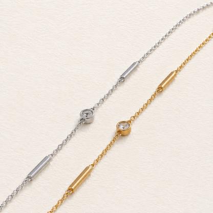 Zircon Bar Bracelet