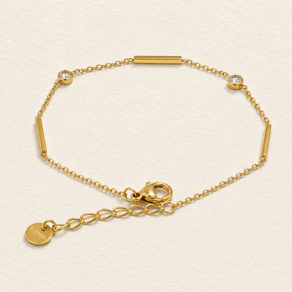 Zircon Bar Bracelet