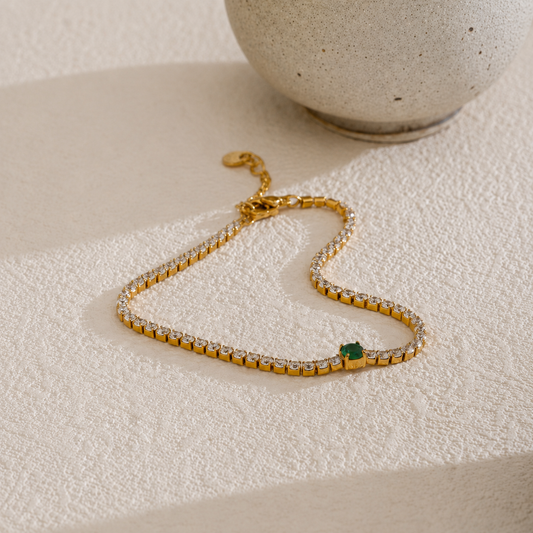 Emerald Tennis Bracelet