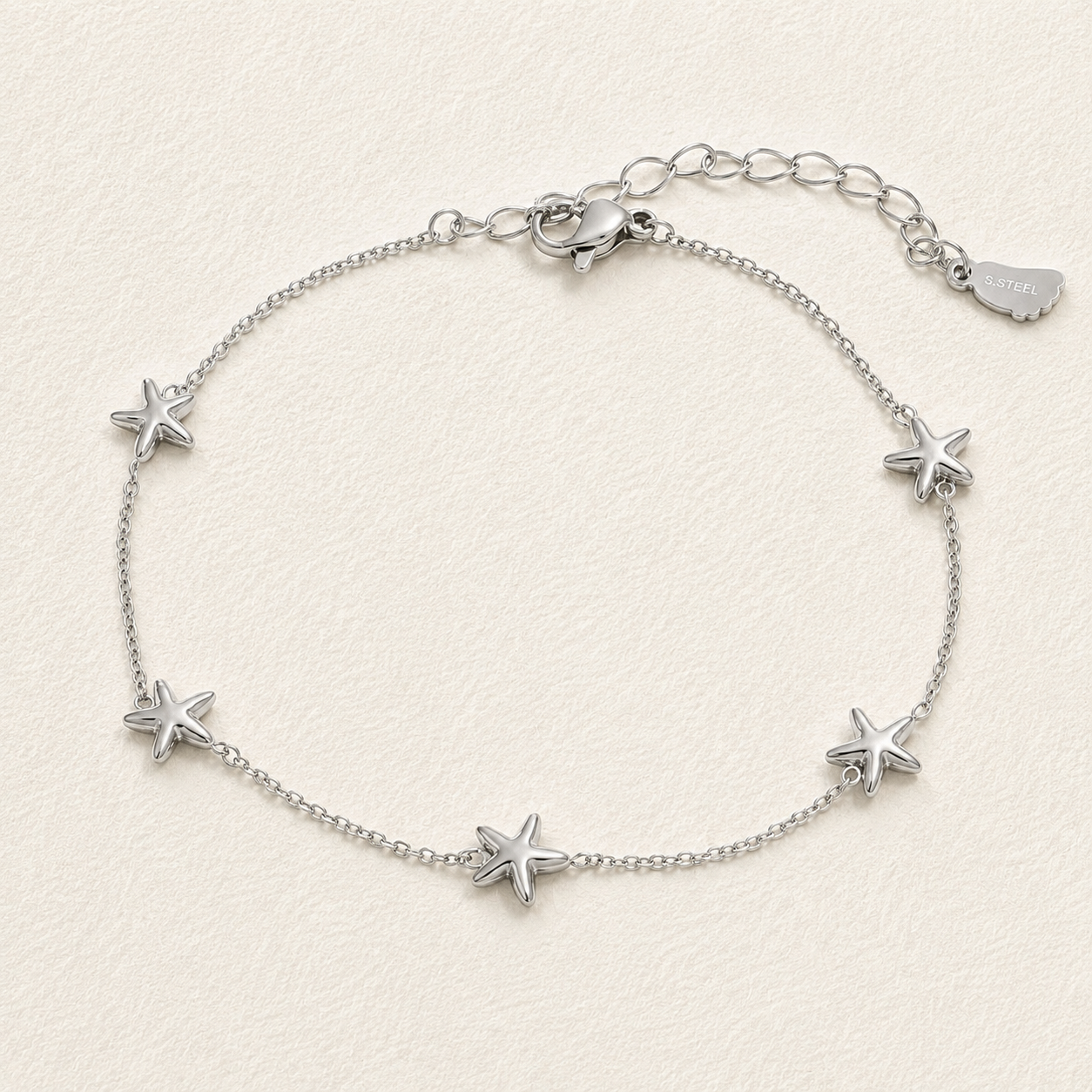 Starfish Charm Anklet