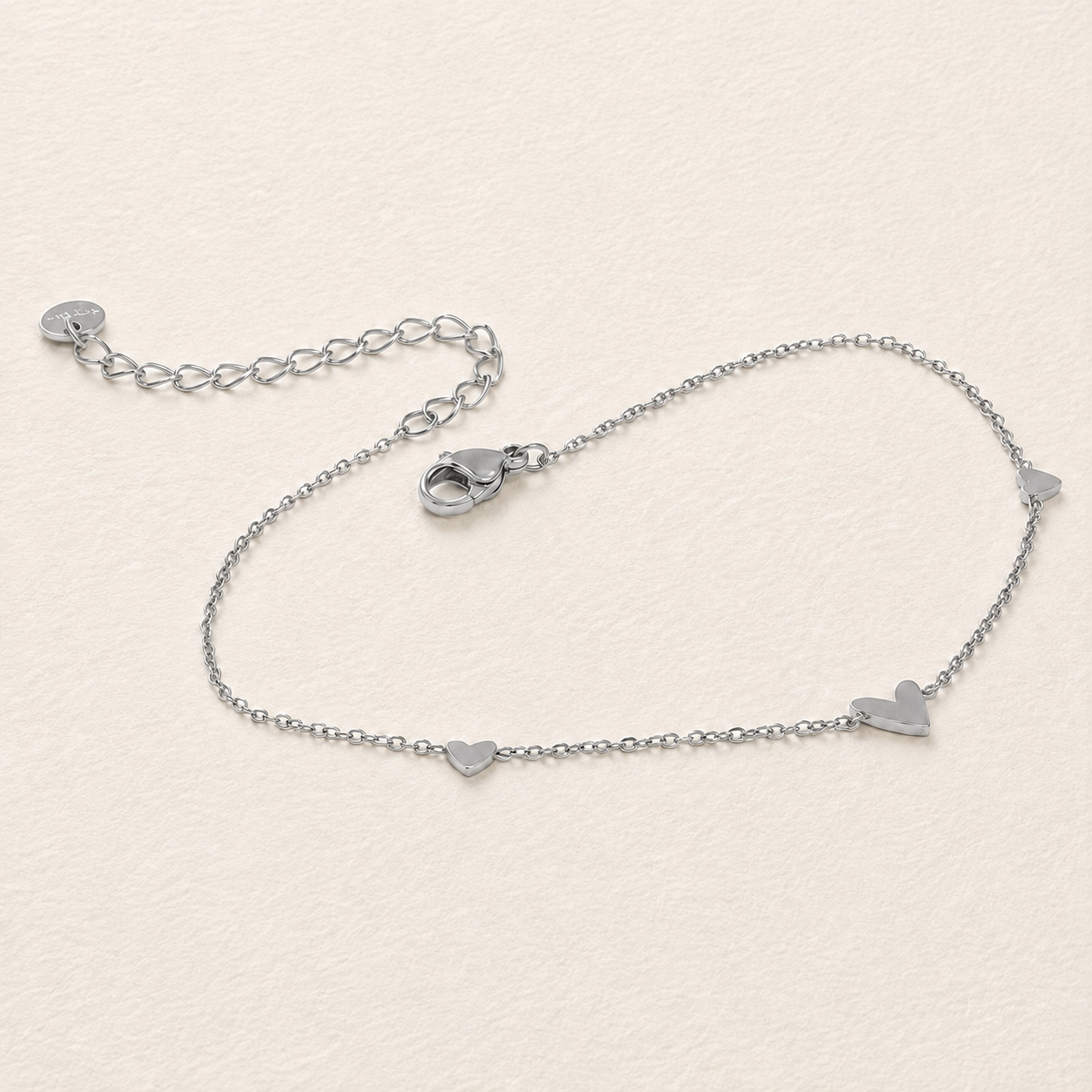 Heart Charm Anklet