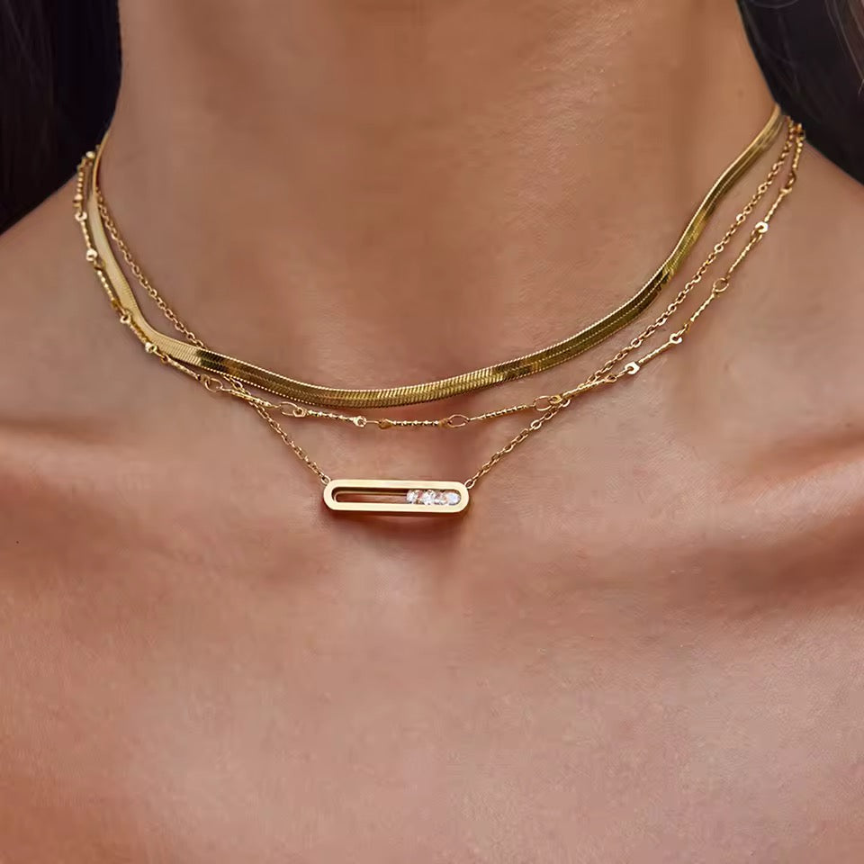Beth Shimmer Stone Necklace