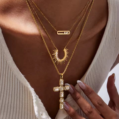 Beth Shimmer Stone Necklace
