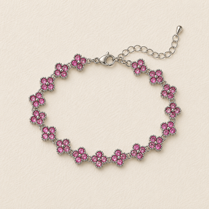 Floral Crystal Bracelet