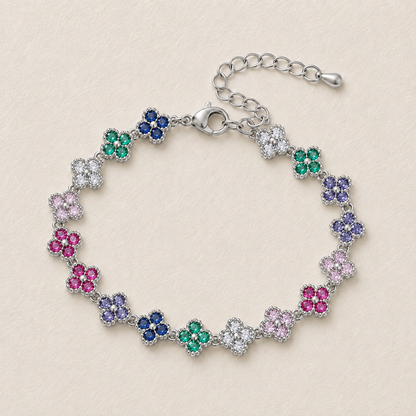 Floral Crystal Bracelet