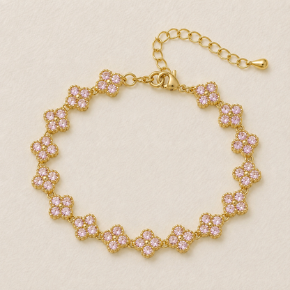 Floral Crystal Bracelet
