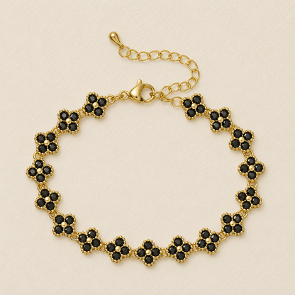 Floral Crystal Bracelet