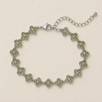Floral Crystal Bracelet