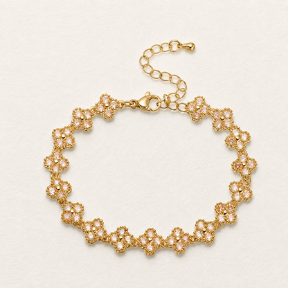 Floral Crystal Bracelet