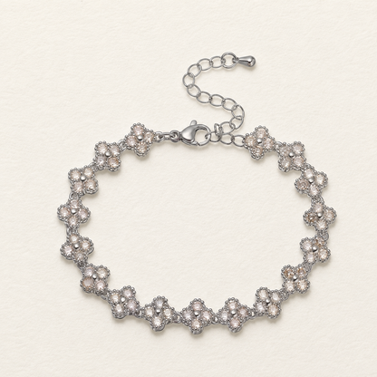 Floral Crystal Bracelet