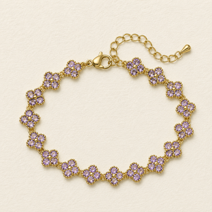 Floral Crystal Bracelet