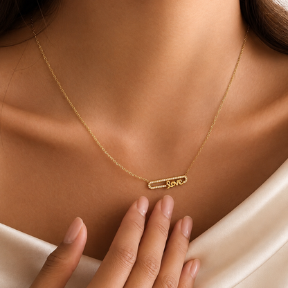 Love Bar Necklace