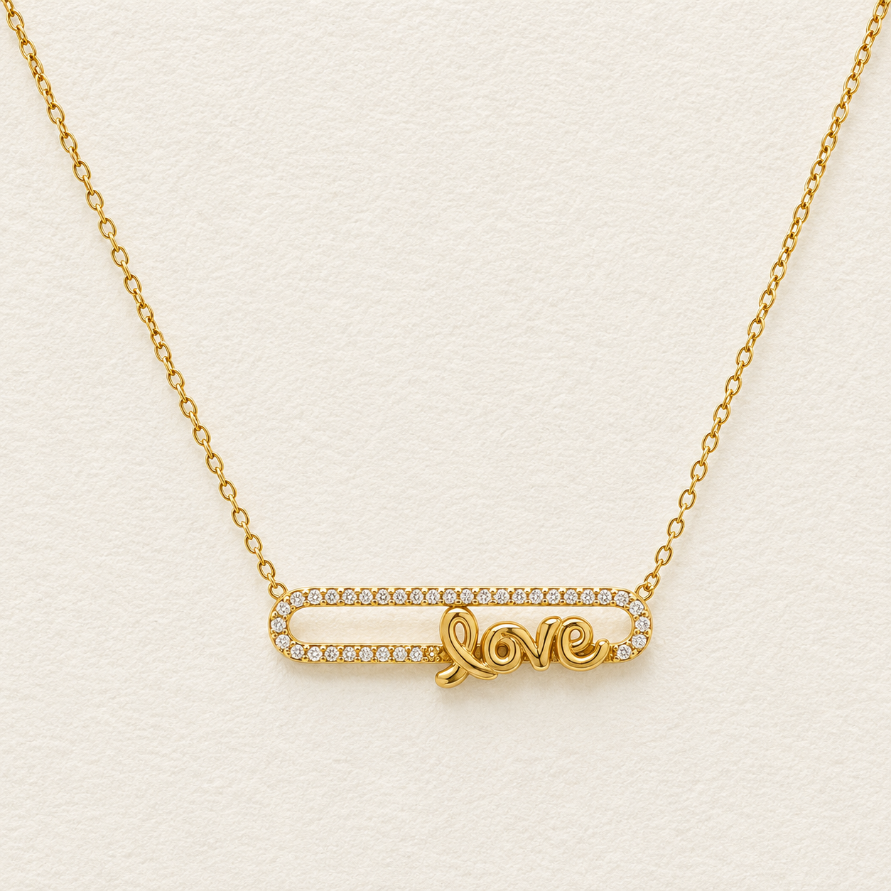 Love Bar Necklace