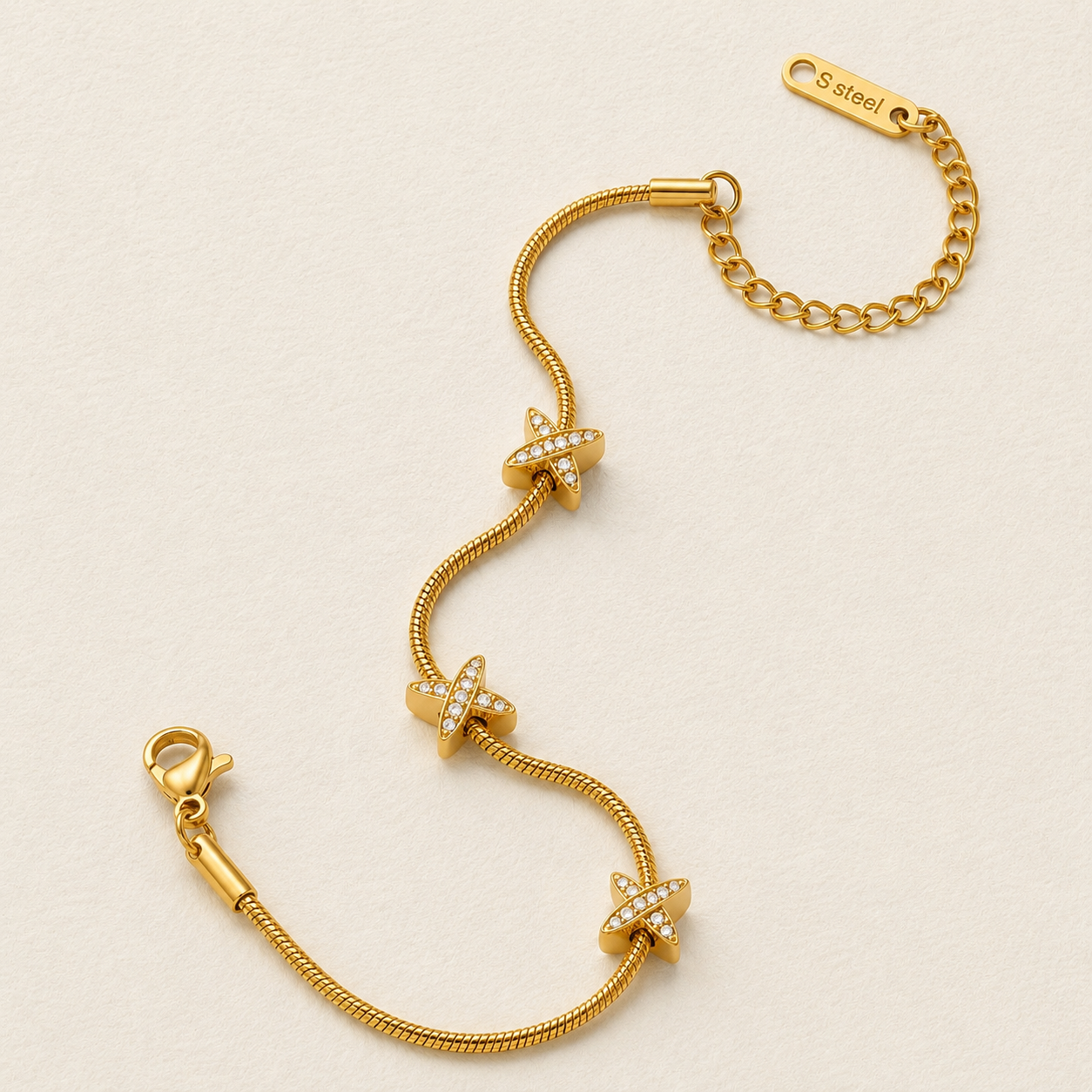 Crystal Starfish Bracelet