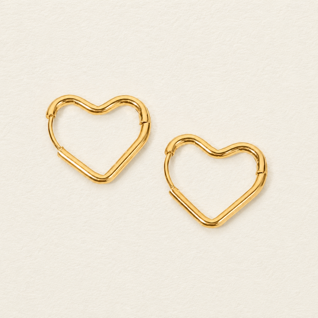 Sweetheart Hoop Earrings