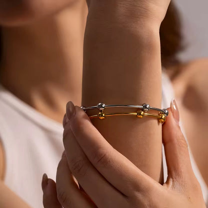 Solenne Beaded Bangle