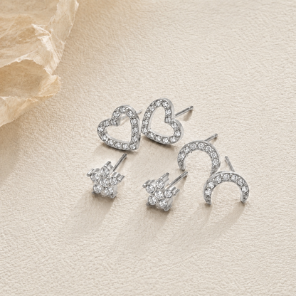 Evangeline Celestial Love Earring Set
