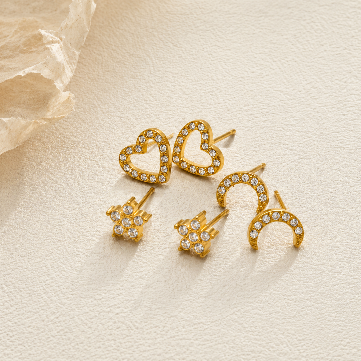 Evangeline Celestial Love Earring Set