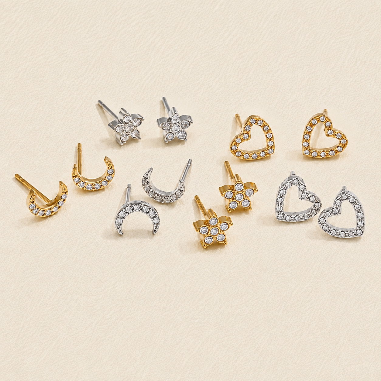 Evangeline Celestial Love Earring Set
