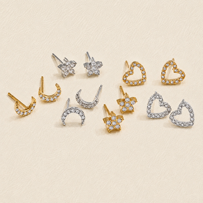 Evangeline Celestial Love Earring Set