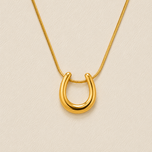 Aurelie Horseshoe Necklace