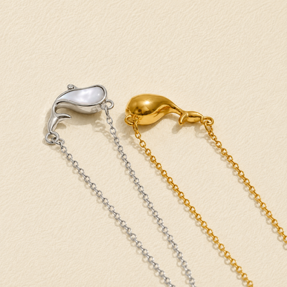 Marielle Dolphin Shell Necklace