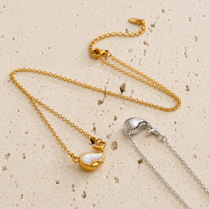 Marielle Dolphin Shell Necklace