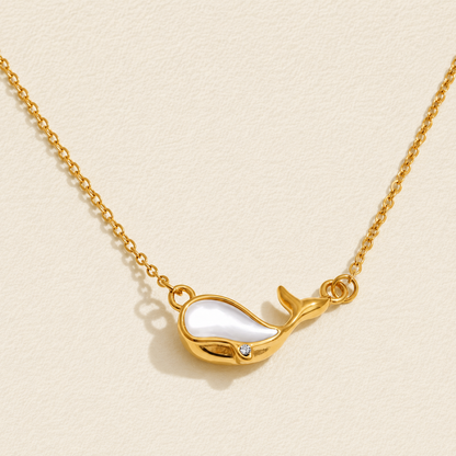 Marielle Dolphin Shell Necklace