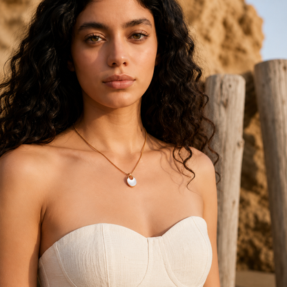 Seraphine Natural Shell Necklace