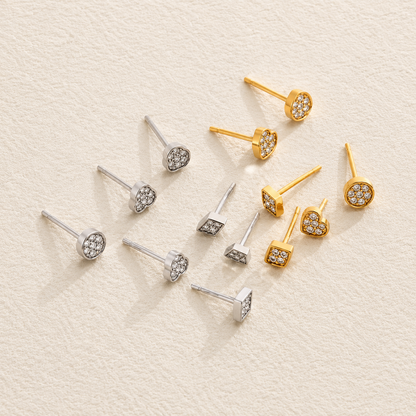Ottilie Petite Crystal Stud Set