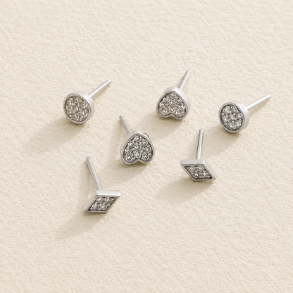 Ottilie Petite Crystal Stud Set