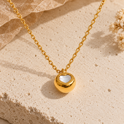 Solenne Shell Pendant Necklace