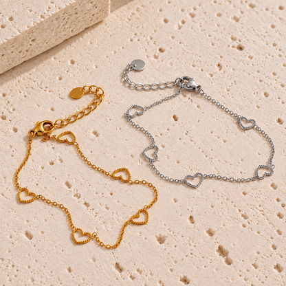 Amélie Open Heart Bracelet