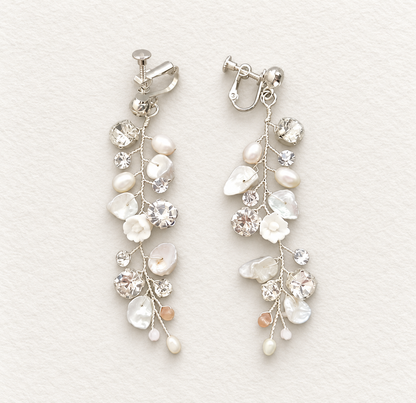 SABRINA Pearl Vine Earrings