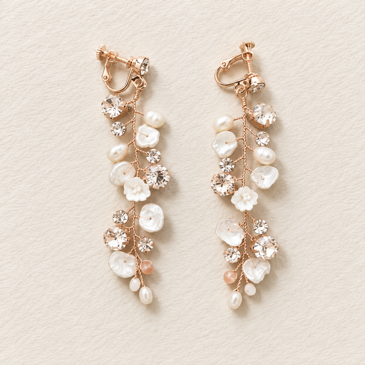SABRINA Pearl Vine Earrings