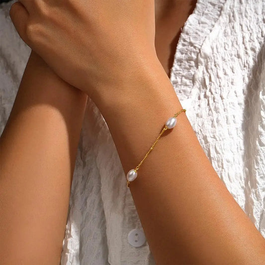 Joanna Pearl Bracelet - Lizabetha Parker