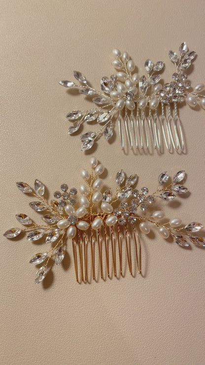 Peigne à cheveux de mariée Edith